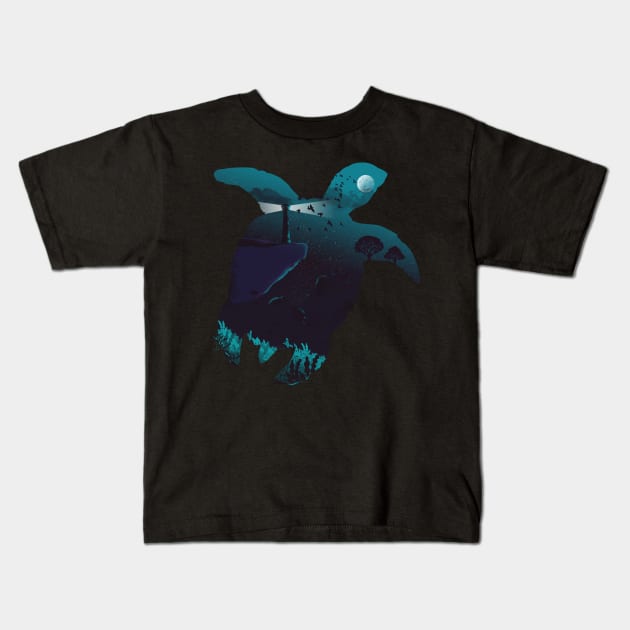 Under the sea Kids T-Shirt by ramenboy